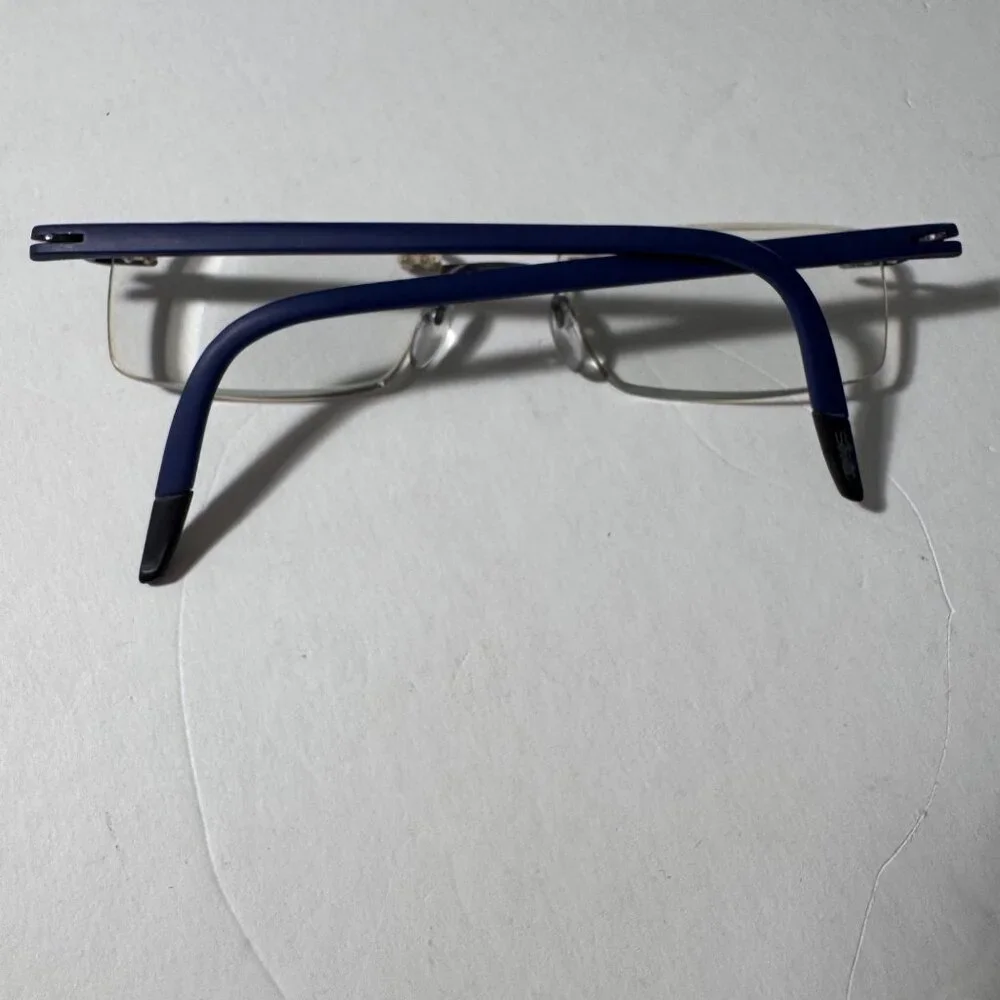 Silhouette Rimless Eyeglass FRAMES ONLY 5377 60 6063 51-19 140 5379 Blue Austria